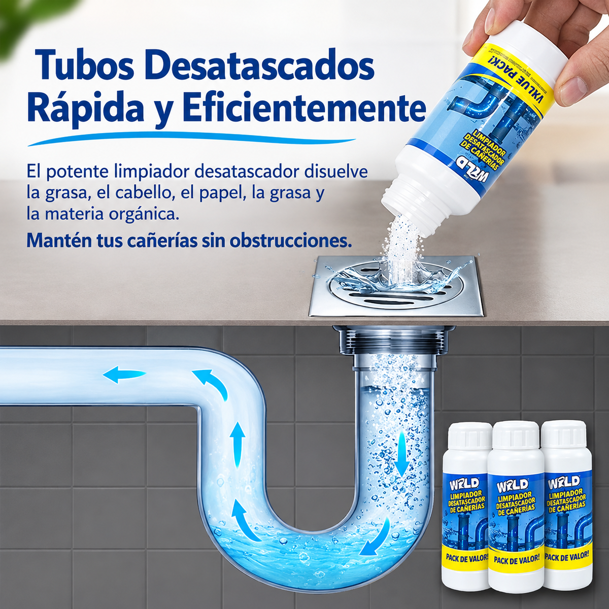 Ponle pack limpiador+profunda