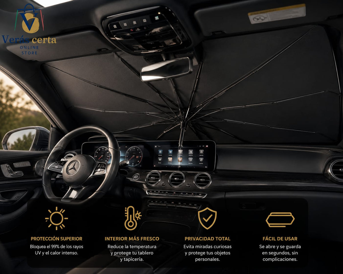 PARASOL PLEGABLE PARA AUTOS