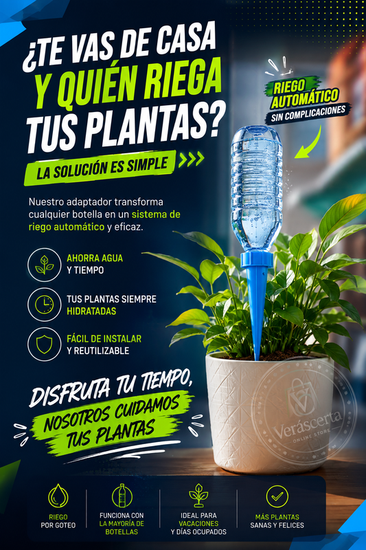 PACK 6 Estacas Riego Goteo inteligente